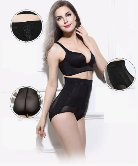BRAGAS CONTROL CINTURA ALTA - REALCE DE GLÚTEOS